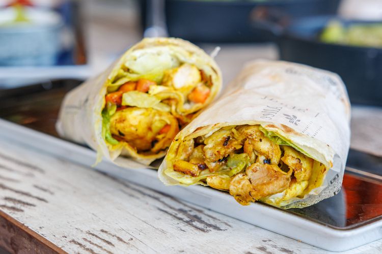 Indian Fusion Burrito
